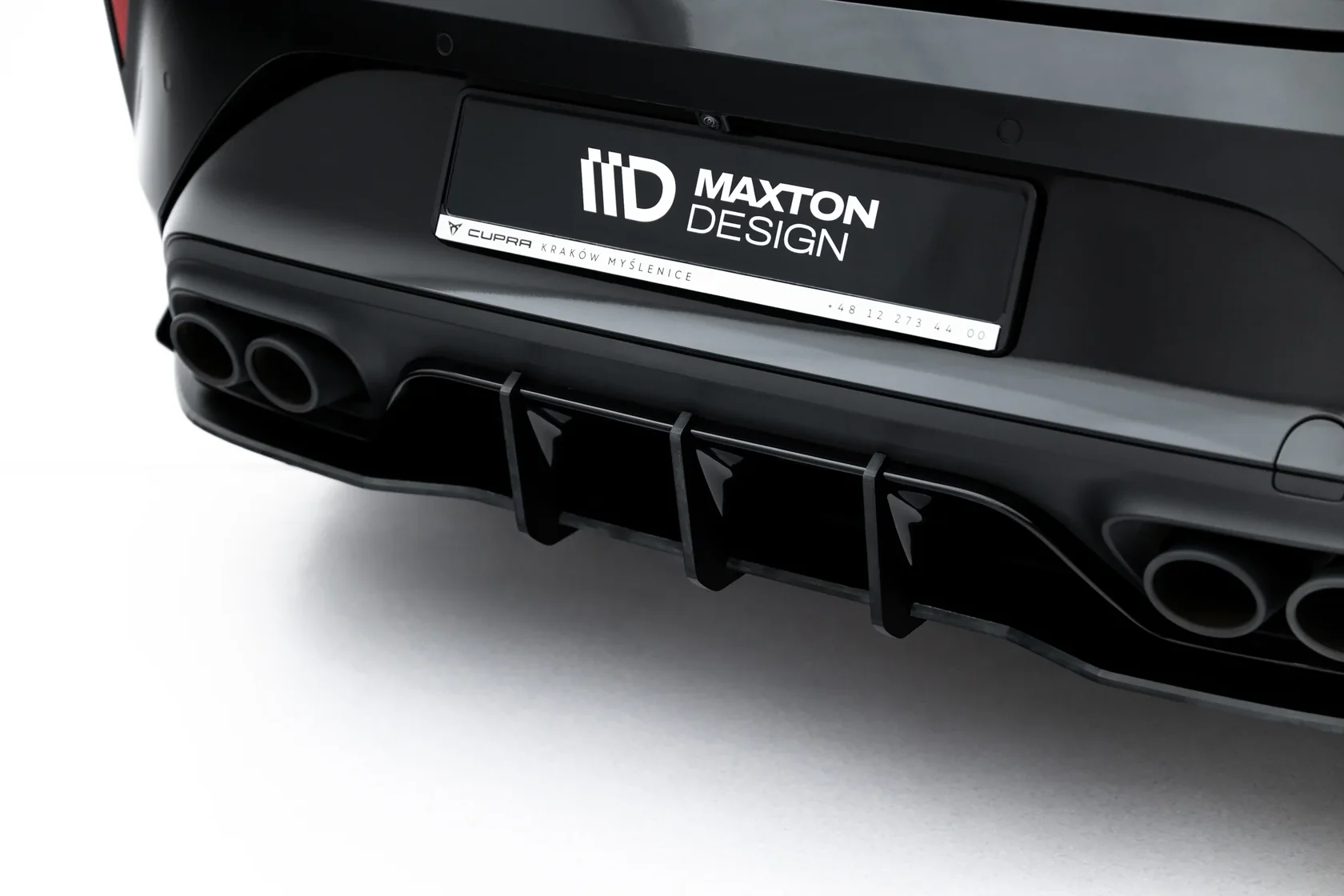 Street Pro Rear Diffuser + Flaps Cupra Leon Hatchback Mk1 Facelift