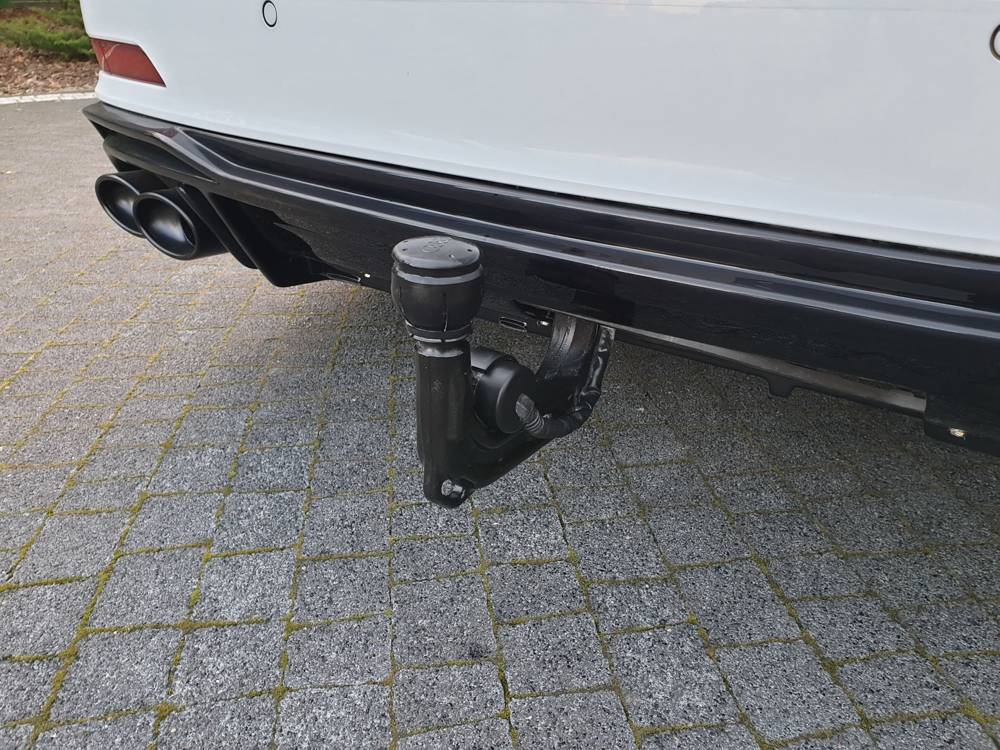 Diffuser Audi A6 C8 S-Line Maxton Glans Zwart Chrome Sierstukken