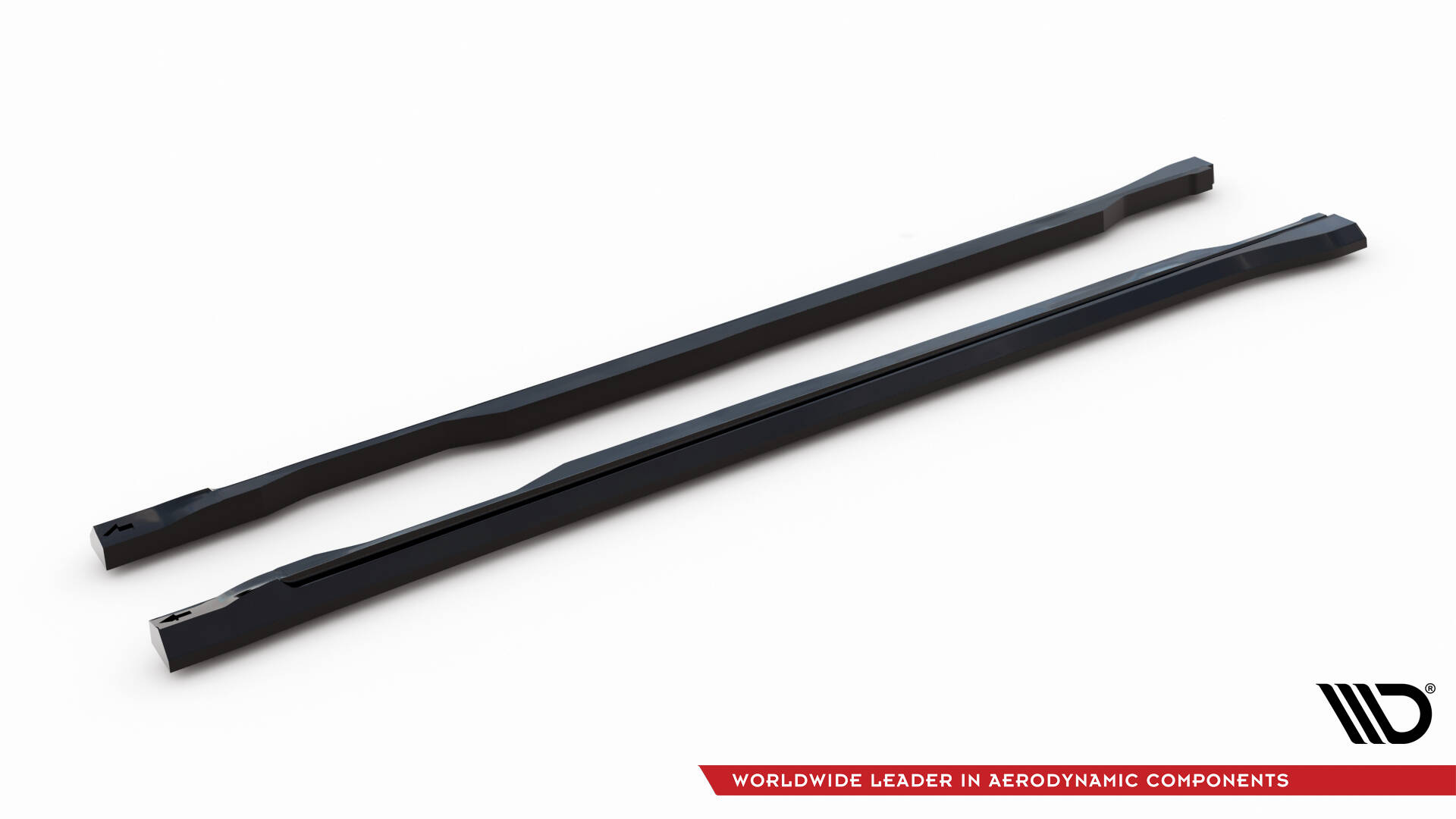 Zijskirts Ford Explorer XLT MK6 Maxton Glanzend zwart