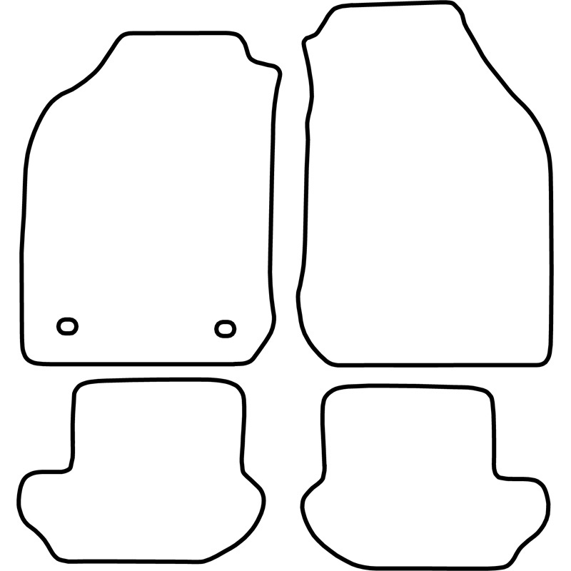 Set velour car mats  Ford Ka 1997-2008
