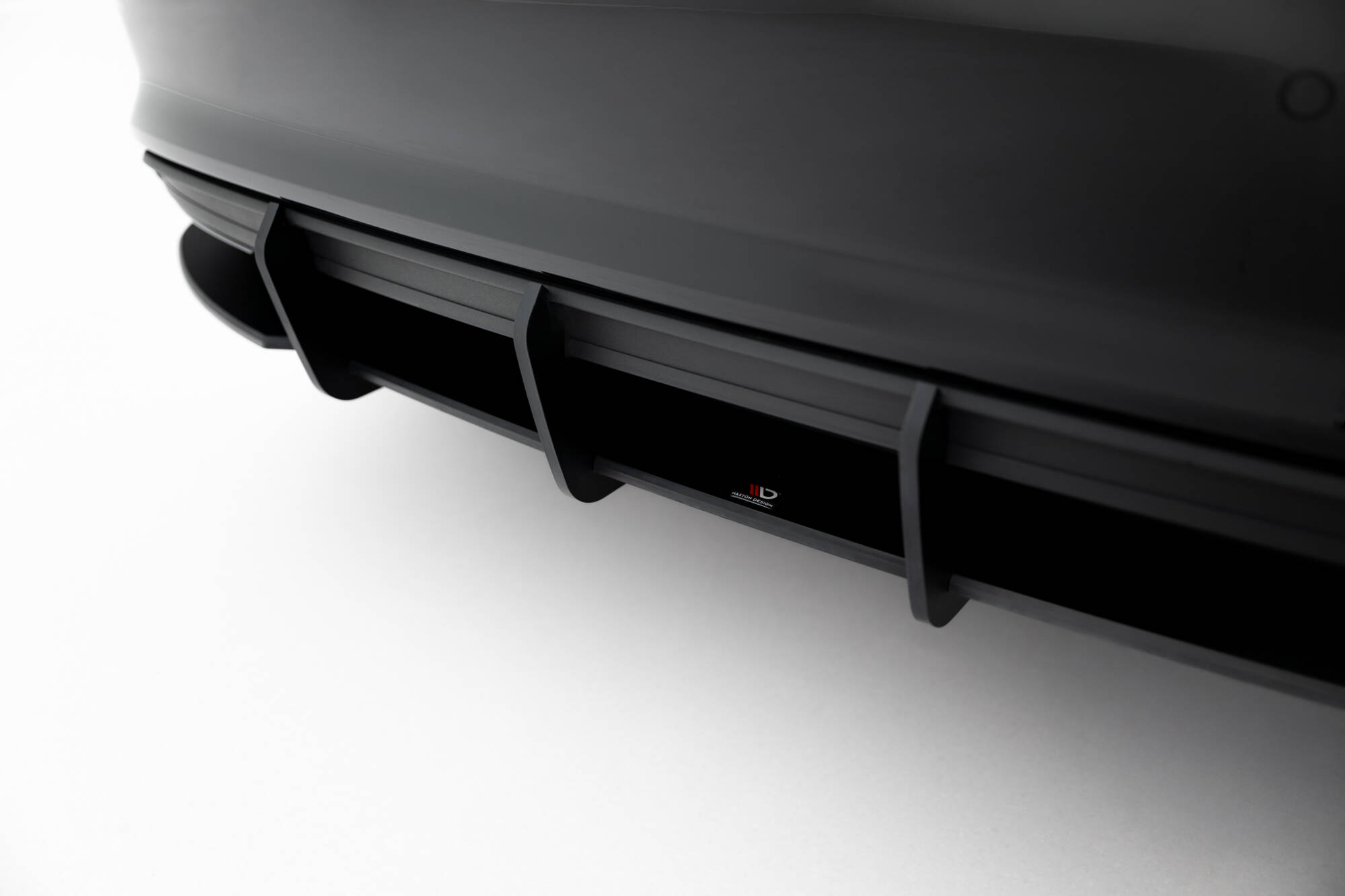 Street Pro Achter Diffuser + Flaps Audi A3 Sedan 8Y Maxton Glanzend zwart