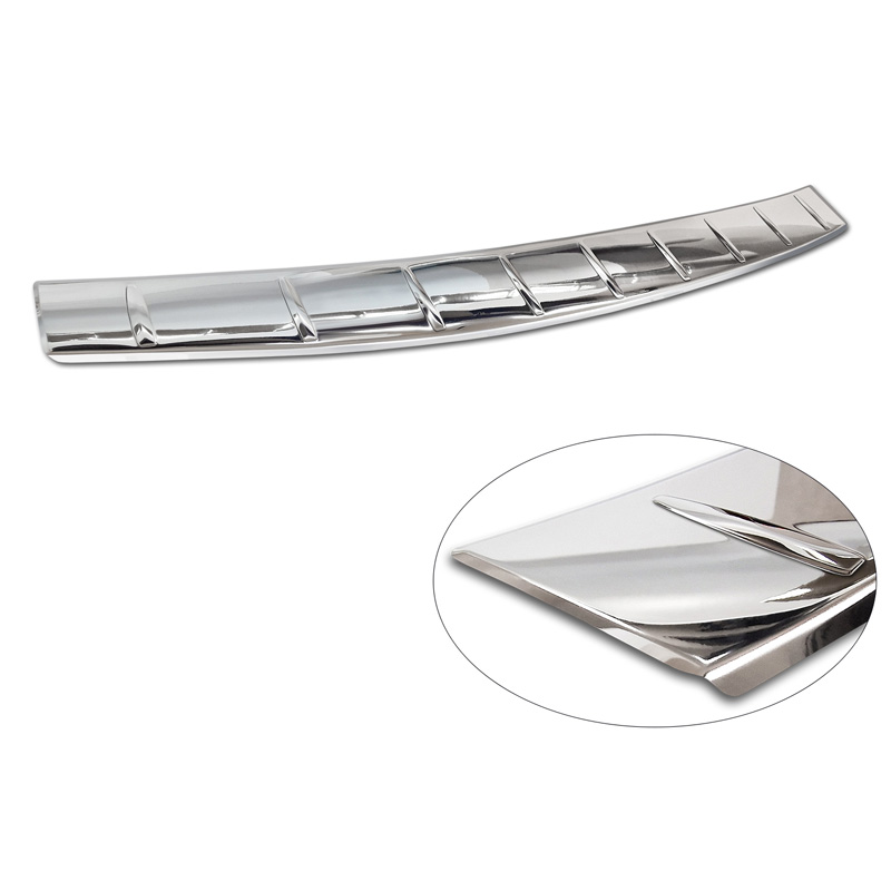 Chrome Stainless Steel Rear bumper protector  Volkswagen Passat Variant (CJ5) 2023- 'Ribs'