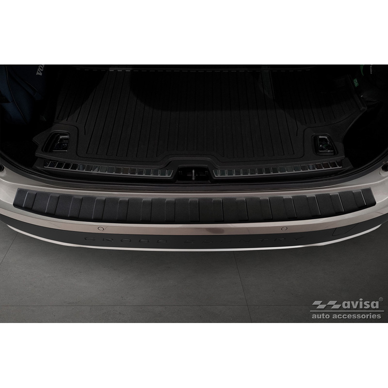 Matzwart RVS Achterbumperprotector  Volvo V90 9/2016- 'Ribs'