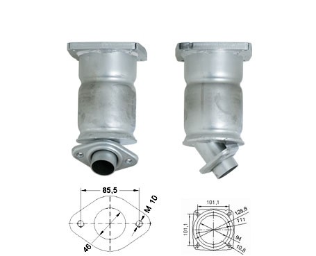 Suzuki WAGON R+ 1.0i 6V 993 cc 39 Kw / 53 cv G10A Magnaflow CAT