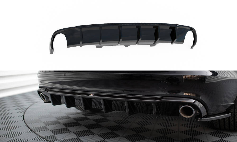 Diffuser Audi A6 Avant C7 Maxton Glans Zwart