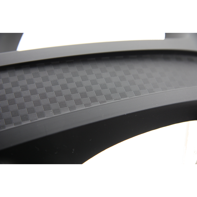 4-Delige Wieldoppenset VR 14-inch zwart/carbon-look/logo