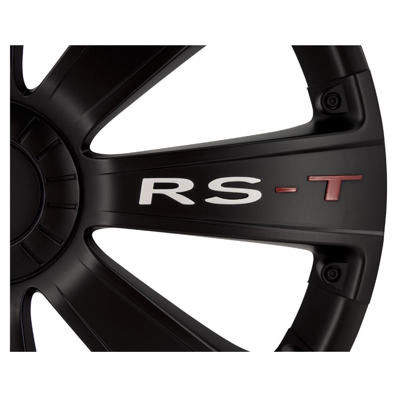4-Delige Wieldoppenset RS-T 15-inch zwart