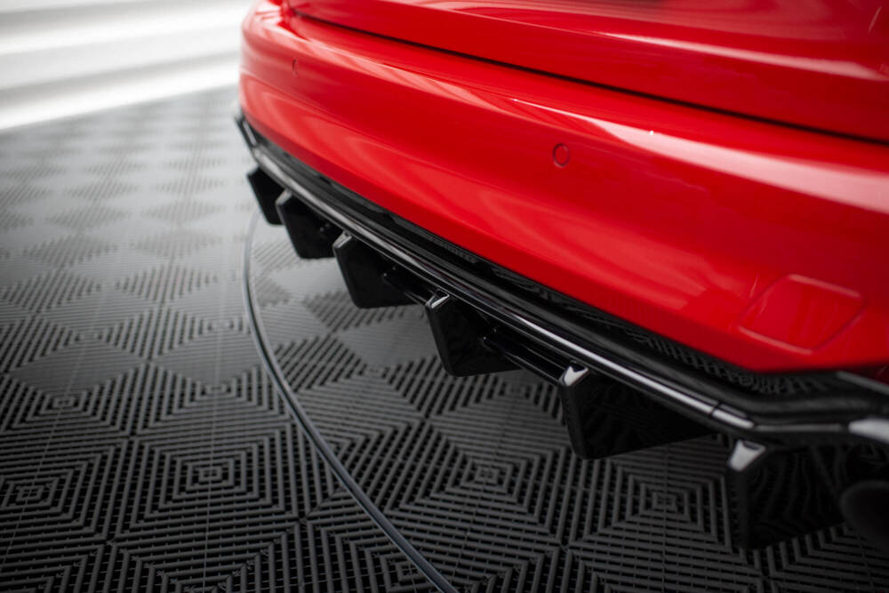 Diffuser Audi RS4 B9 Avant Glanzend Zwart