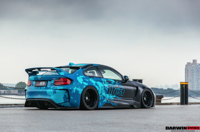 BMW M2 F87 VR Style Deels Carbon Fiber Wide Full Body kit 2016-2020