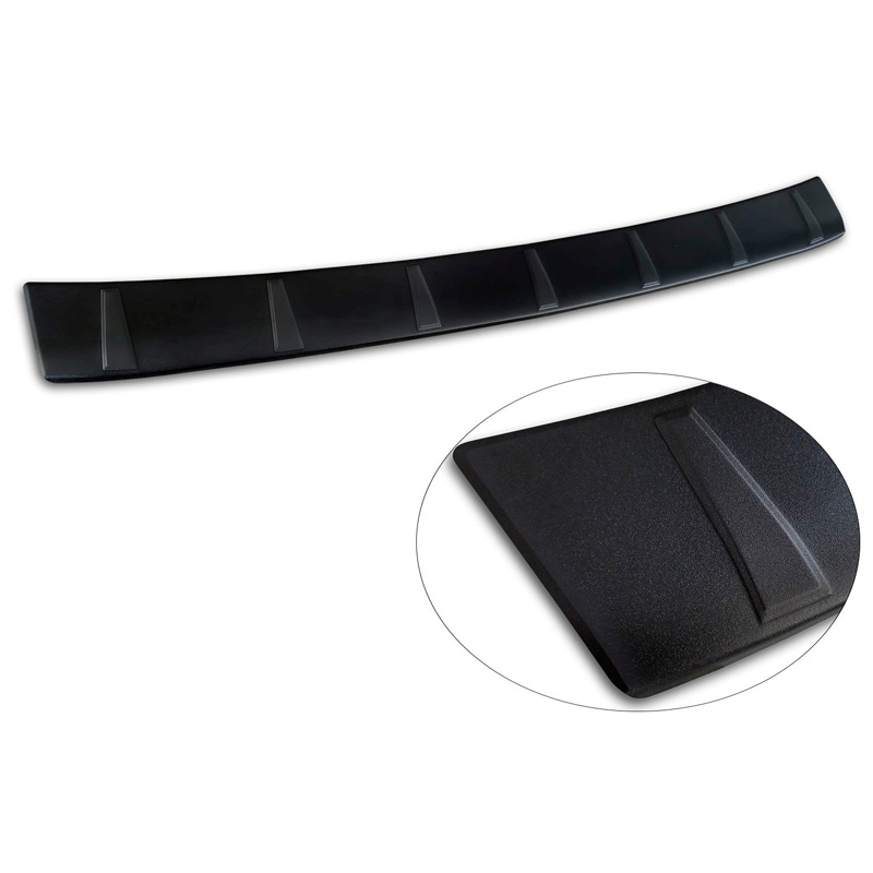 Avisa Matt Black Stainless Steel Rear bumper protector  Subaru Crosstrek III 2023- 'Ribs'