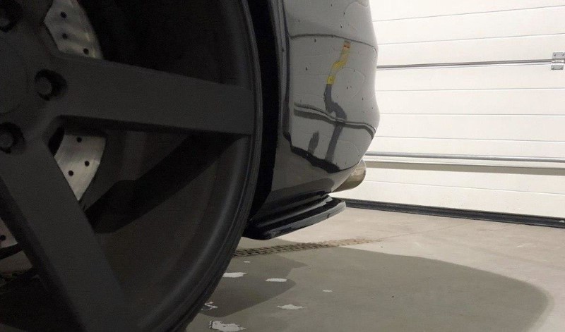 Achterzij Spoilers Audi S4 B8 FL Glanzend Zwart