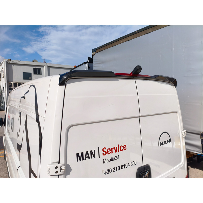 Motordrome Roof spoiler V.1  Volkswagen Crafter II (H2) 2016- & MAN TGE (H2) 2017- (PU)