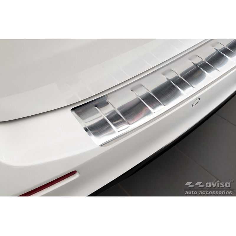 Stainless Steel Rear bumper protector  BMW 5-Series G31 Touring Facelift 2020-2024 excl. M-Sport 'Ribs'