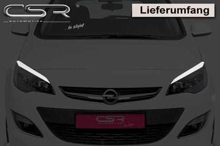 Koplampspoilers Opel Astra J