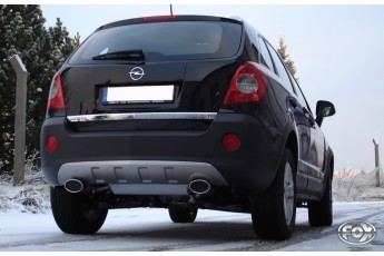 Opel Antara Einddemper dwars Uitgang rechts/links - 140x90 Typ 3