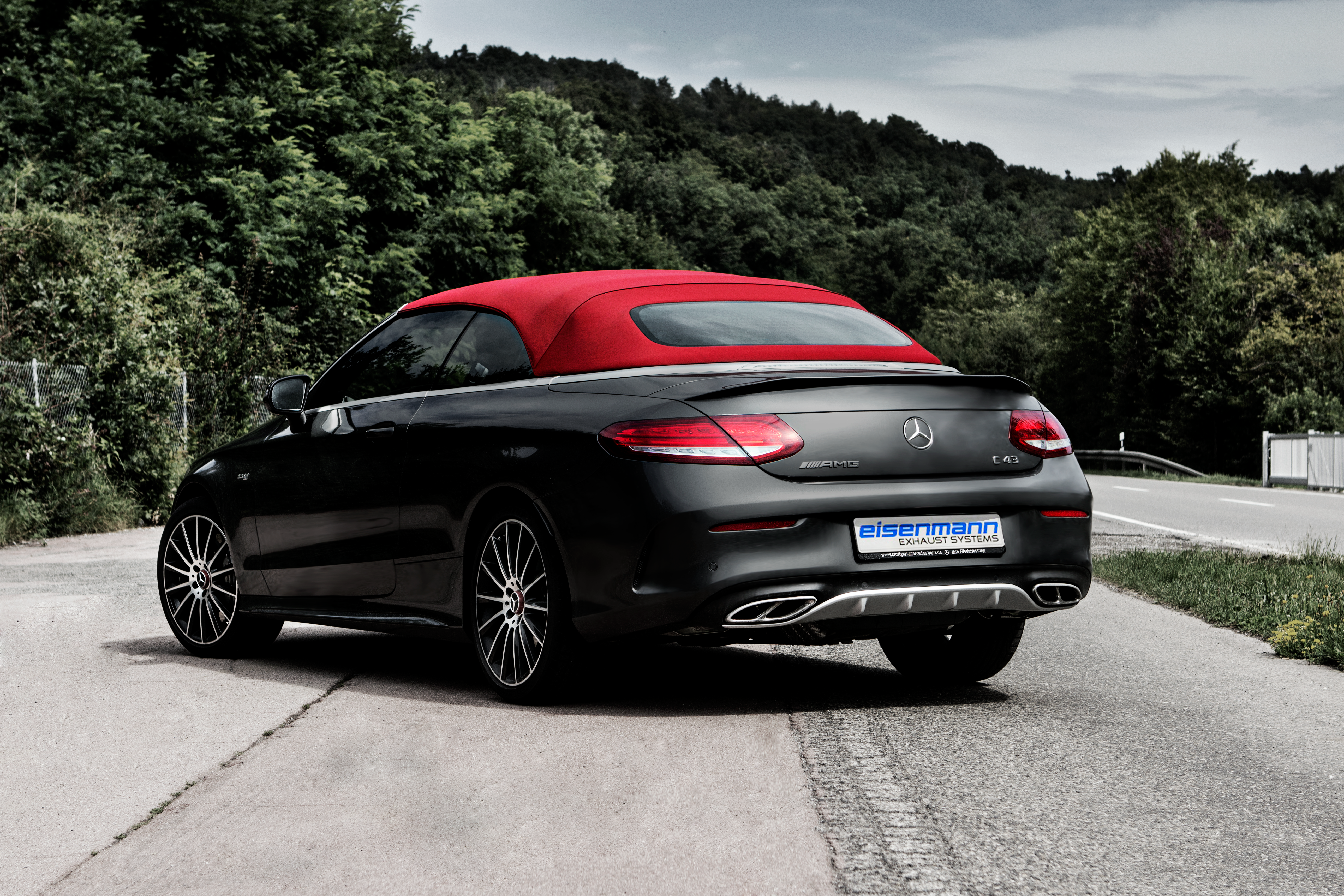 Rear Muffler For Mercedes-amg C-class Coupeexhaust Systems