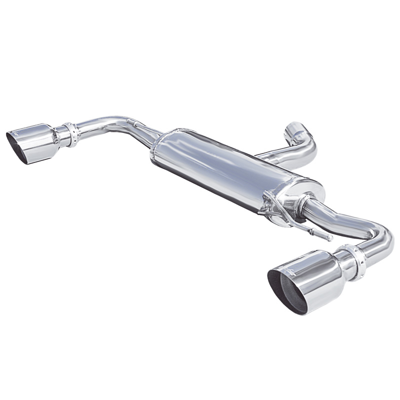 100% Inox Double Sport Exhaust  Volkswagen Beetle 2.0 TFSI 200hp 2012- Ø 65 1x102mm Racing