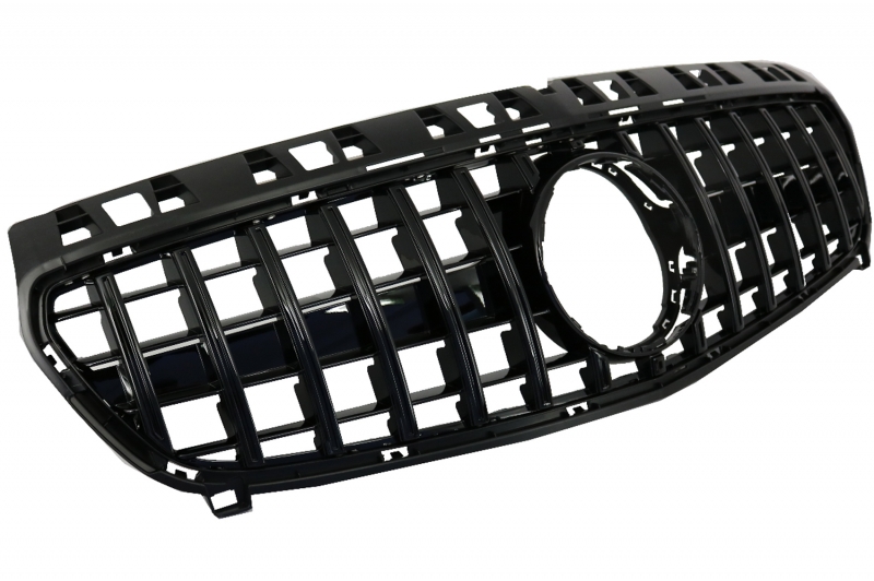 Grill Mercedes A-Klasse W176 12-15 GT-R Panamericana Zwart Glans