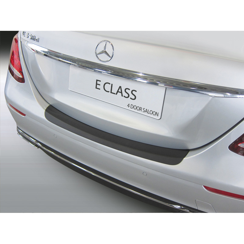 ABS Rear bumper protector  Mercedes E-Class W213 Sedan 2016-2020 Black