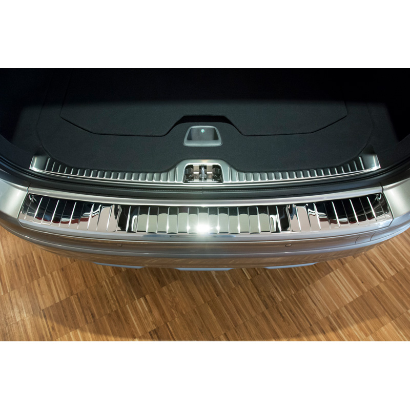 Chroom RVS Achterbumperprotector  Volvo XC60 2013-2016 'Ribs'