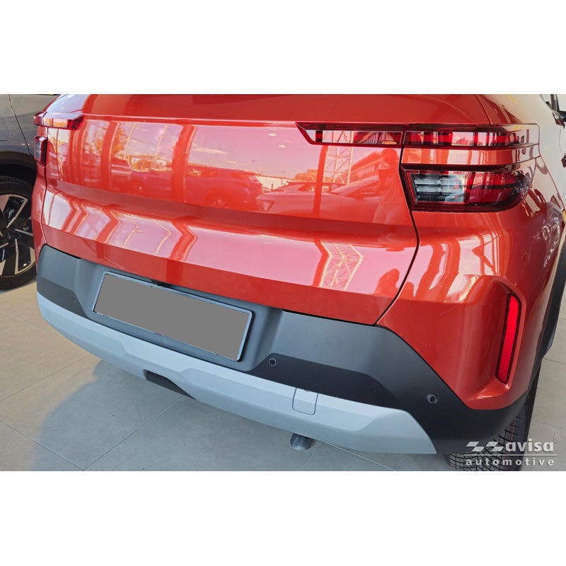 Avisa Stainless Steel Rear Bumper Protector  Opel Frontera (EV) 2024- - Black