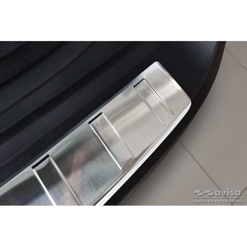 Stainless Steel Rear bumper protector  Kia Sportage V 2021- 'Ribs'