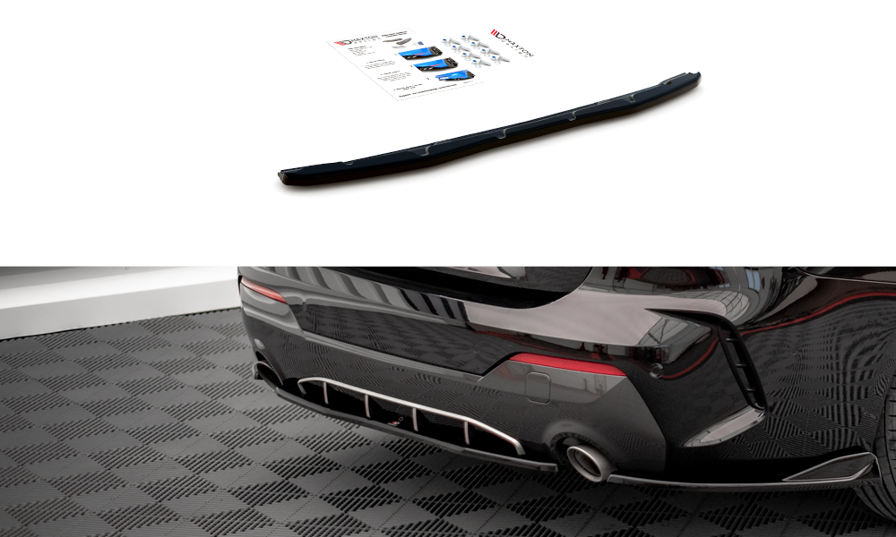 Diffuser BMW 4-Serie G22 M-Pakket Maxton Glans Zwart