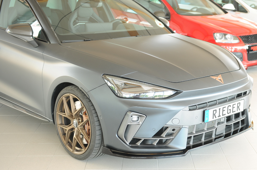 Voorspoiler voor Originele Cupra León KL (06.24-) glans zwart
