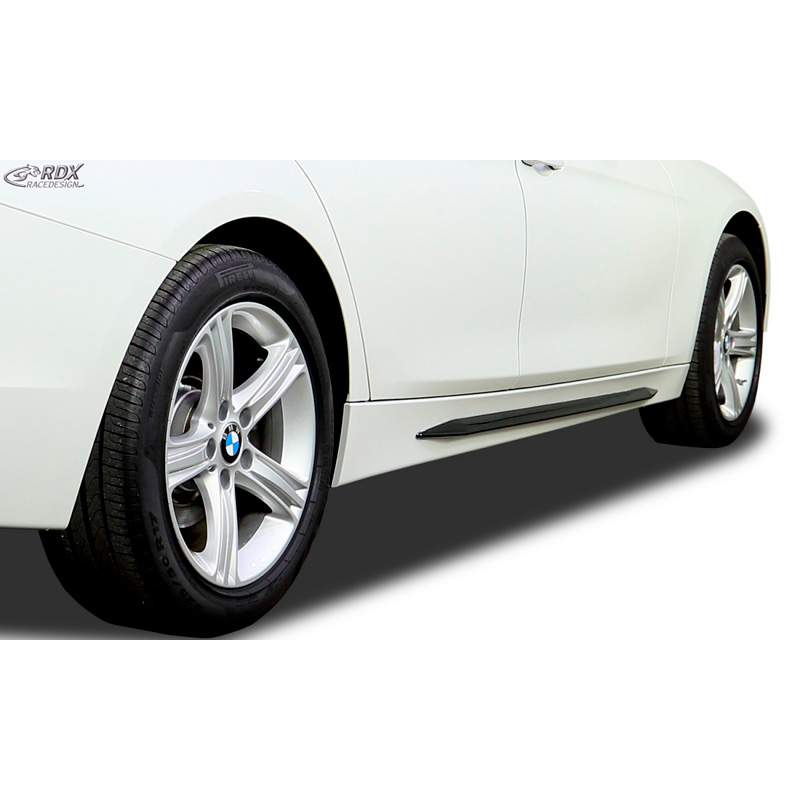 Side skirts 'Slim'  BMW 3-Series F30/F31 2012- (ABS glossy black)
