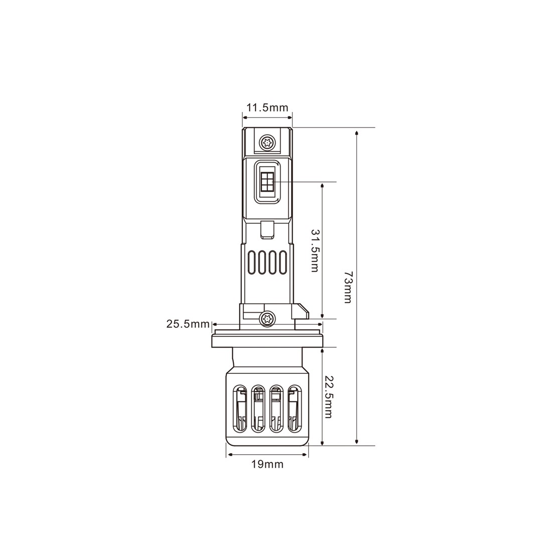 880/881 LED Lamps M-TECH Premium Smart Series Canbus