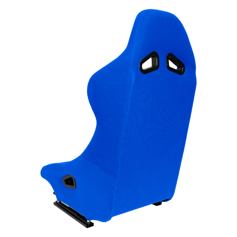 Sport seat 'BW' - Blue - Non-reclinable back-rest - incl. slides
