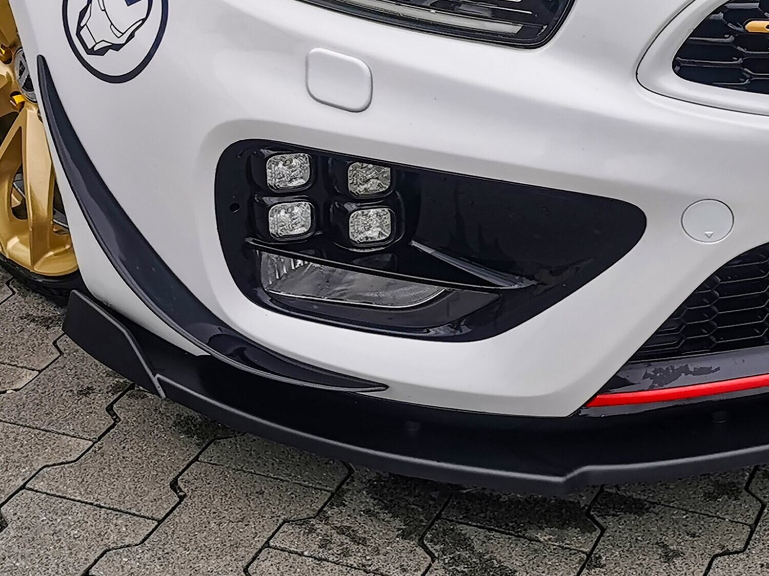 Voorspoilerlip V2 met vleugel Kia Ceed GT Pro Ceed GT 2013-
