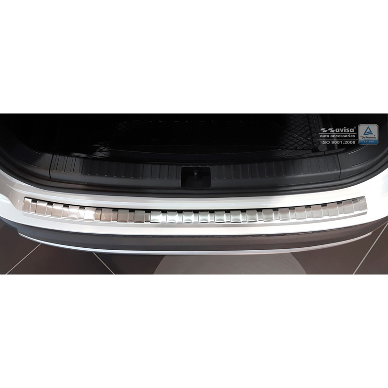Stainless Steel Rear bumper protector  Seat Ateca 2016-2020 & FL 2020- 'Ribs'
