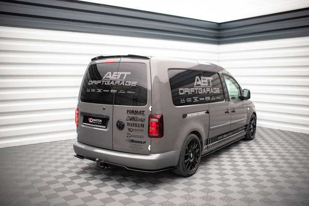 Zijskirts VW Caddy Long Mk.3 FL Maxton Glans Zwart