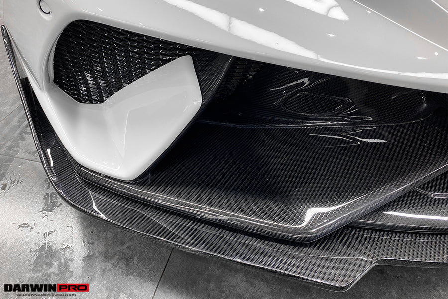 Lamborghini Huracan LP610/LP580 BKSS Style Deels Carbon Front Bumper w/ Lip 2015-2020