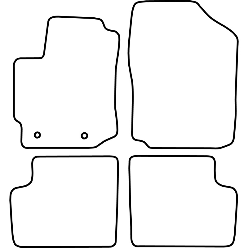 Automatten  Subaru Justy 2008-