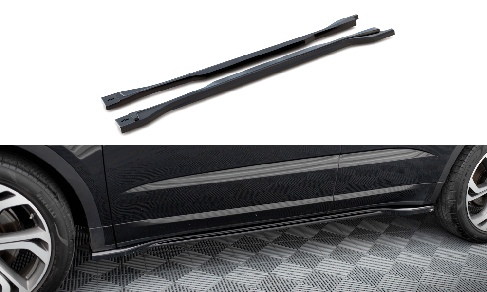 Zijskirts Jaguar E-Pace R-Dynamic Maxton Glans Zwart