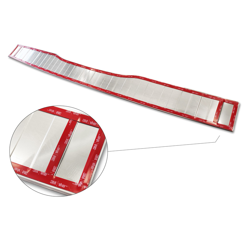 Chroom RVS Achterbumperprotector  Mercedes Vito / V-Klasse 2014-2019 & Facelift 2019- 'Ribs' 'XL'