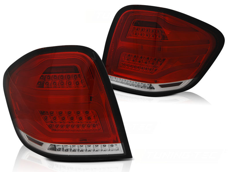 Achterlichten Mercedes ML W164 09-11 LED Tube rood