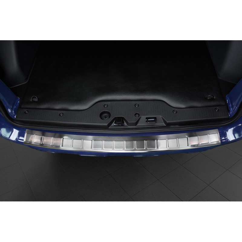 RVS Achterbumperprotector  Dacia Dokker 2012-2017 & 2017- 'Ribs'