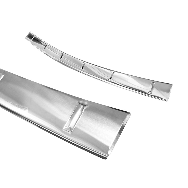 Stainless Steel Rear bumper protector  Mercedes GLE II (W167) 2019-2023 incl. 53 AMG 'Ribs'