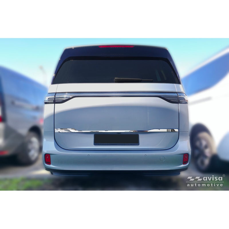 Avisa Chrome Stainless Steel Trunk Tailgate Trim Cover  Volkswagen ID.Buzz 2022- (with rear hatch)
