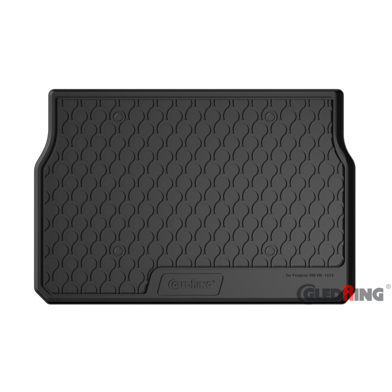 Rubbasol (Rubber) Trunk mat  Peugeot 208 HB 5-doors 2012-2019
