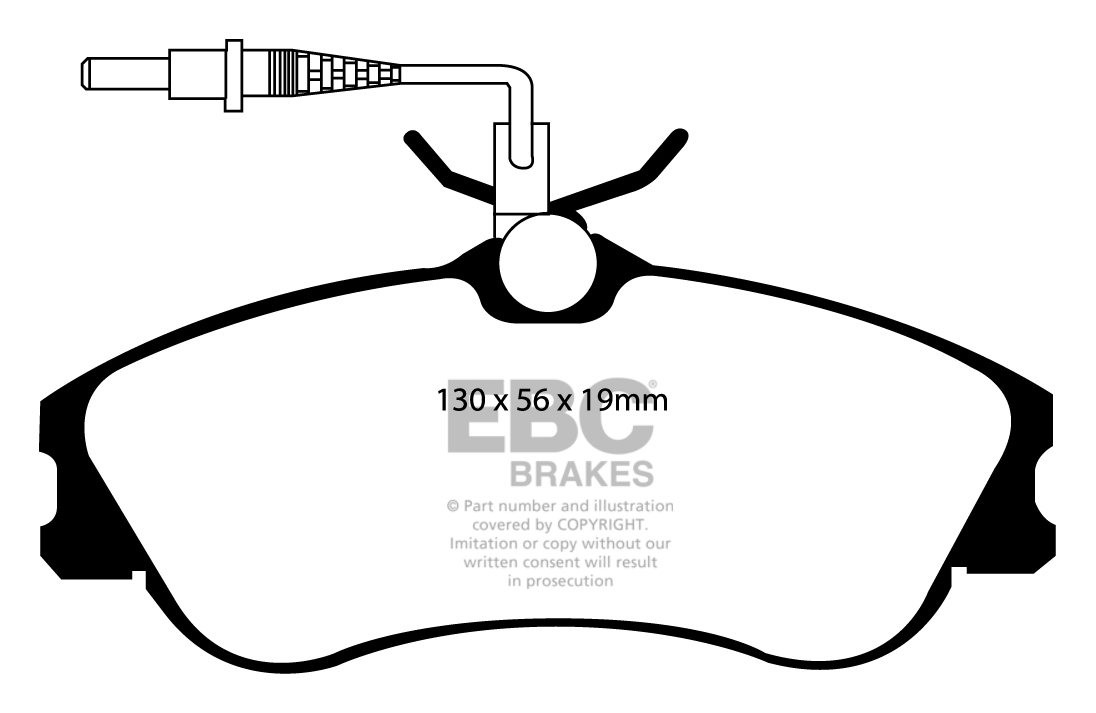 EBC Brakes CITROEN Berlingo Multispace 1.8 99-2000 Remblokken vo