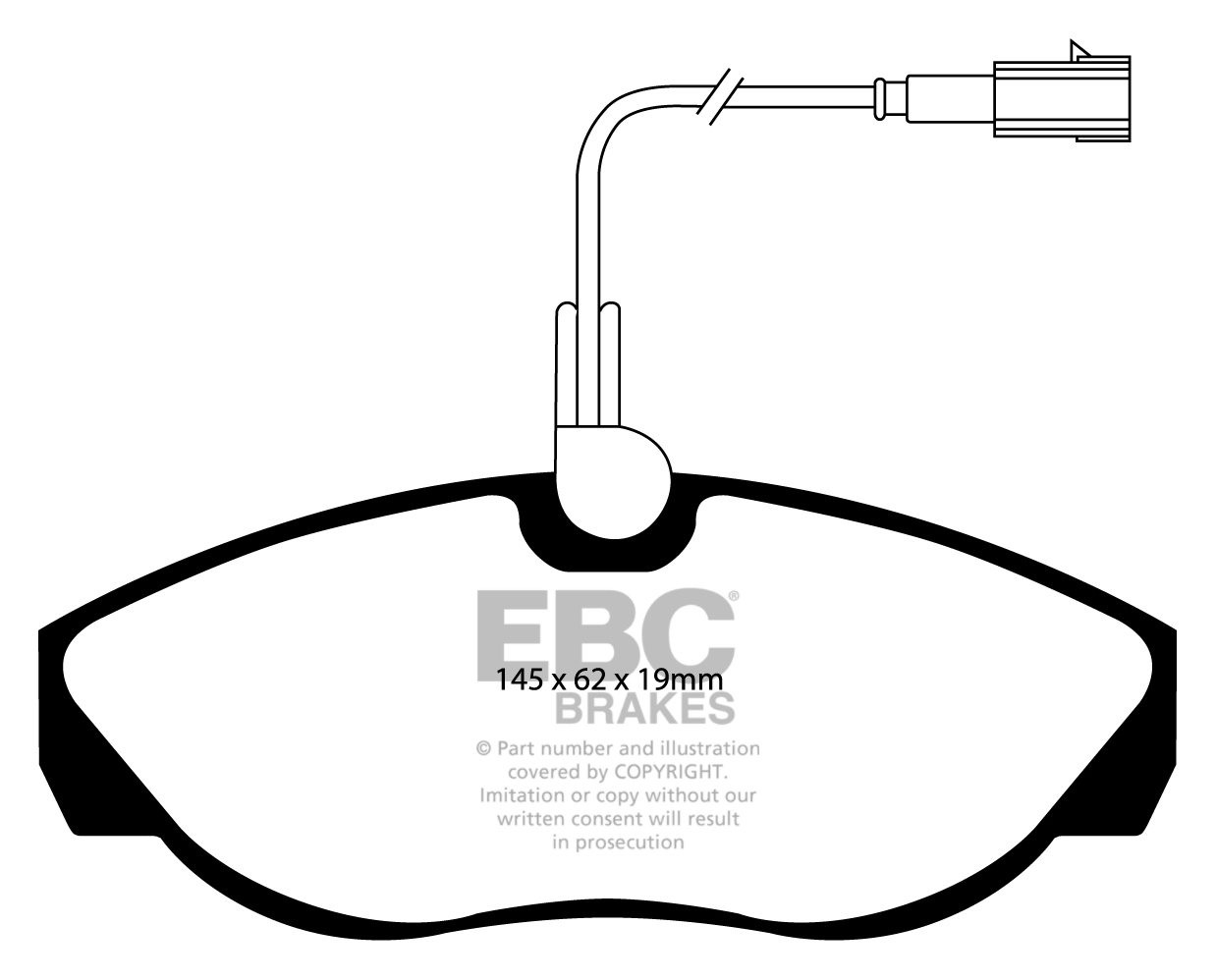 EBC Brakes CITROEN BEDRIJFSWAGEN Relay (Q14)/Jumper 2.8 TD 99-20