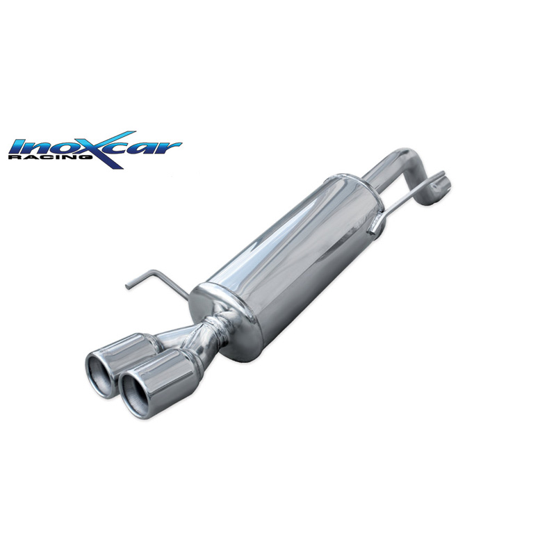 100% Inox Sport Exhaust  Fiat Punto EVO 1.4 Turbo MultiAir 165hp 2010- 2x80mm