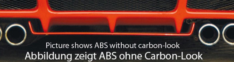 Achter Carbon diffusor voor achterbumper RS-4-Look VW Golf IV Ri