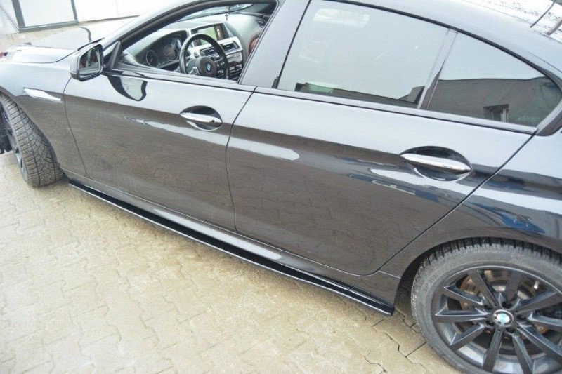 Zijskirts Diffusers BMW 6 Gran Coupé MPACK Glanzend Zwart