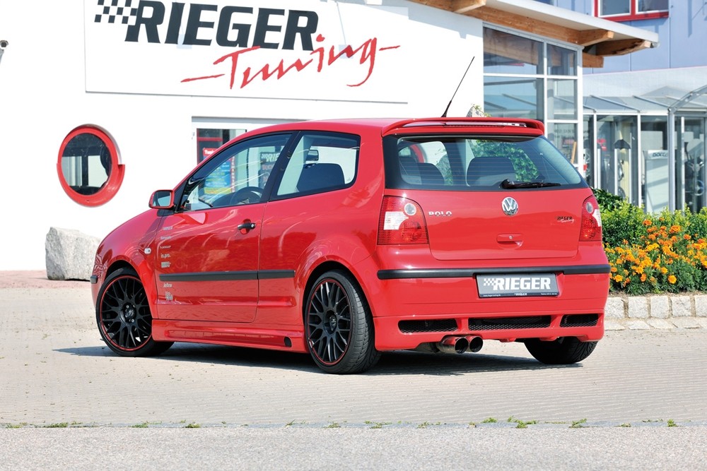 Achterbumper Diffusor VW Polo 9N Rieger