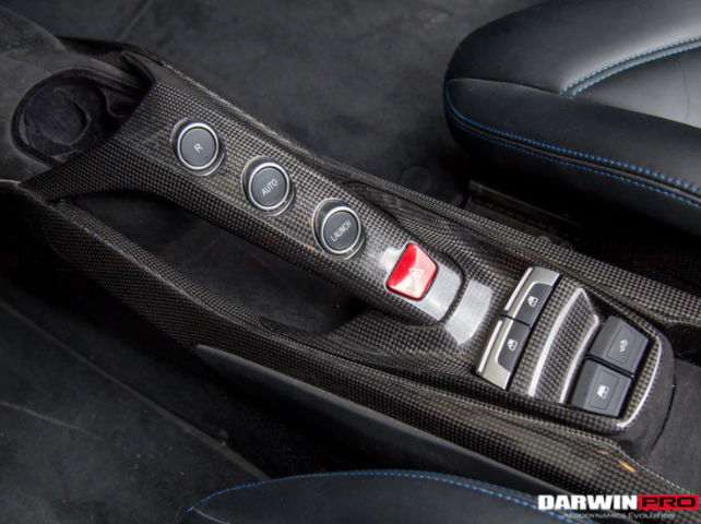 Ferrari 488 GTB/Spyder Dry Carbon Fiber Middenconsole 2015-2019